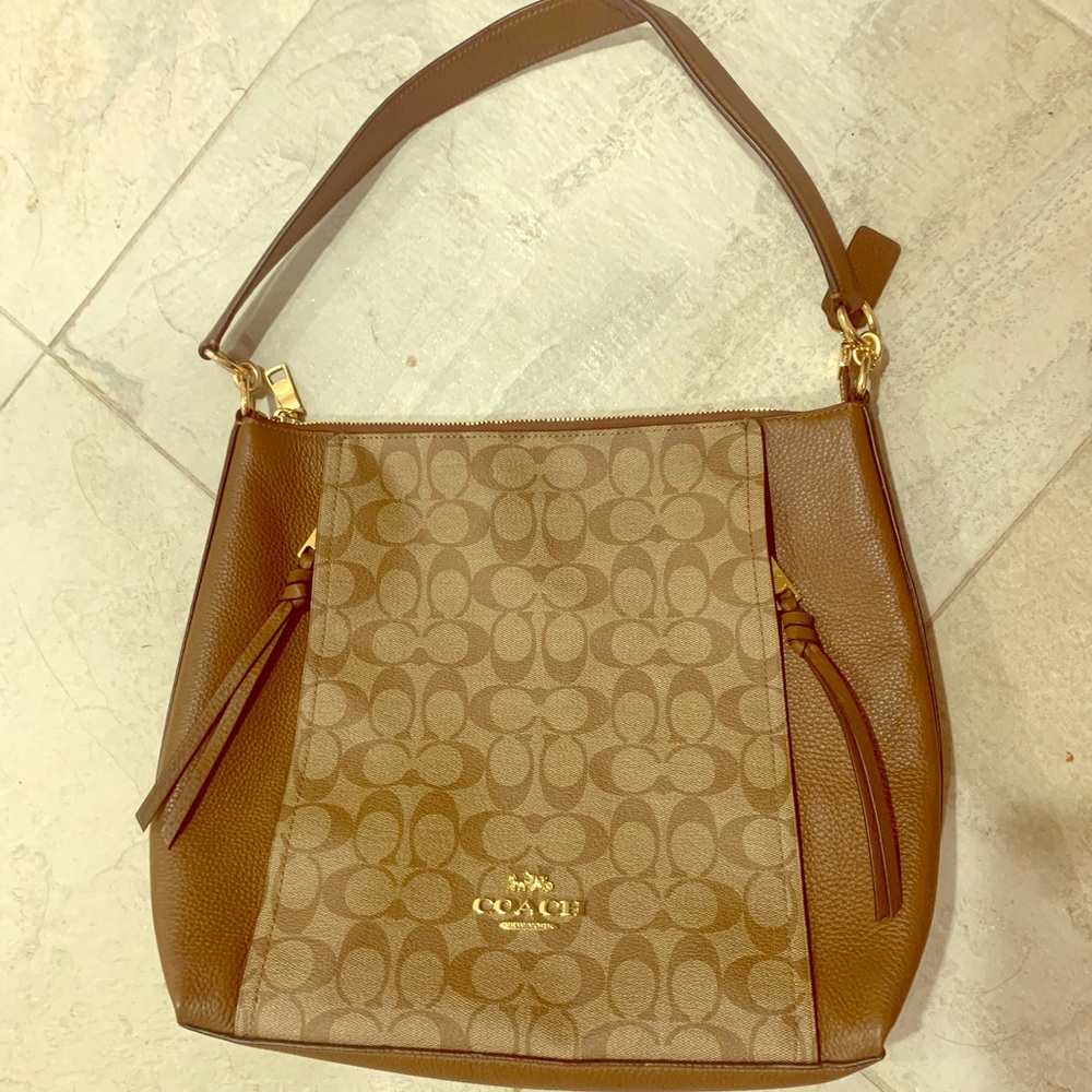 Leather Coach purse
